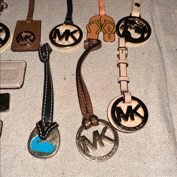 Coach Michael Kors Kipling monkey & others Hang Tags Purse Charms Lot - Picture 6 of 14